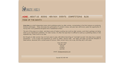 Desktop Screenshot of greyhenpress.com